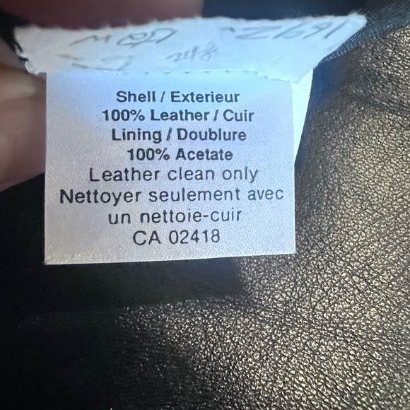 Holt Renfrew Collection wide leg leather trousers - Picture 13 of 13